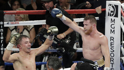 Canelo Alvarezo ir Genadijaus Golovkino dvikova