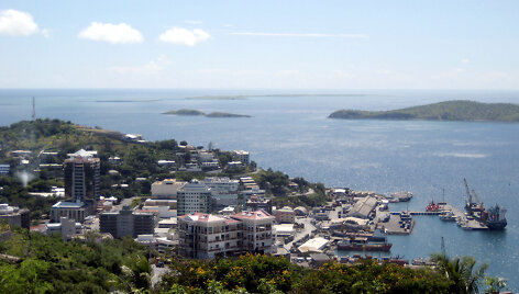 Papua Naujosios Gvinėjos sostinė Port Morsbis