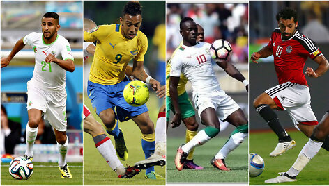 Afrikos futbolo ry&scaron;kiausios žvaigždės