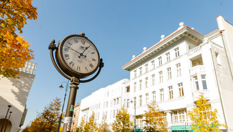 Laikrodžiai Vilniaus gatvėse