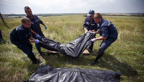 Malaizijos lėktuvo „Boeing 777“ katastrofos vieta rytų Ukrainoje