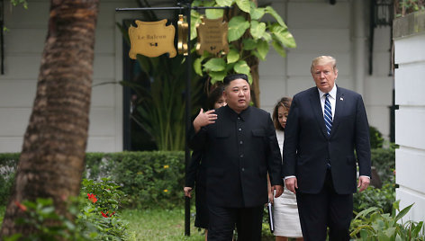 Donaldas Trumpas ir Kim Jong Unas