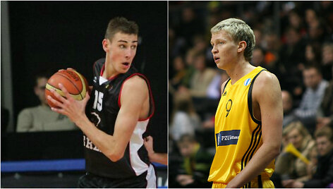 Jonas Valančiūnas ir Mindaugas Kuzminskas