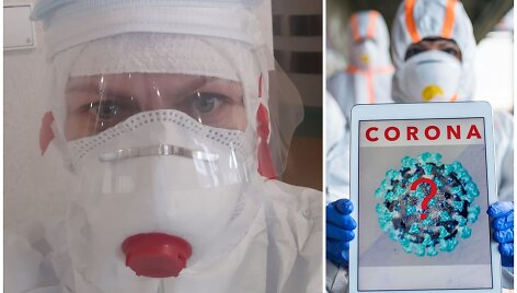 Slaugytoja Vera, dirbanti su koronavirusu užsikrėtusiais pacientais