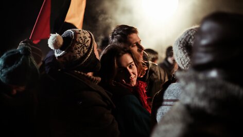 Aistė Diržiūtė &bdquo;Mes dainuosim&ldquo; filmavime