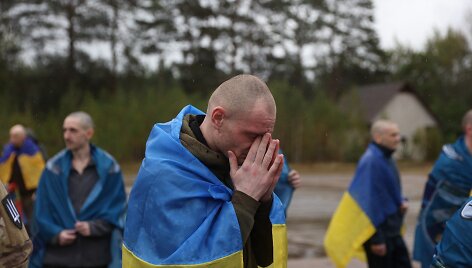 I&scaron; nelaisvės Rusijoje i&scaron;gelbėti karo belaisviai ukrainiečiai
