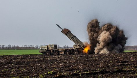 Rusijos raketų paleidimo sistema „Smerč“