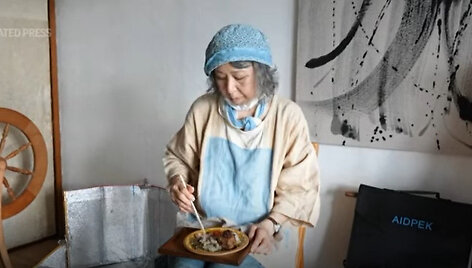 Tokijo gyventoja Chikako Fujii 