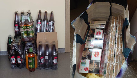 Nelegali prekyba cigaretėmis ir alkoholiu Jonavoje
