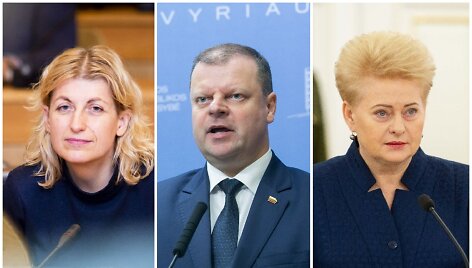 Liana Ruokytė-Jonsson, Saulius Skvernelis, Dalia Grybauskaitė