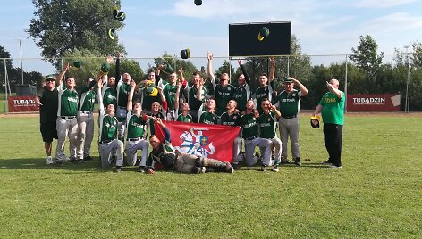 Lietuva &ndash; Europos beisbolo čempionato B diviziono laimėtoja