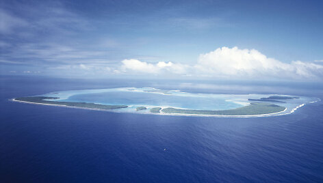 Tetiaroa sala i&scaron; vir&scaron;aus