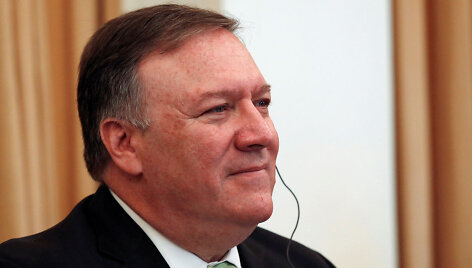 M.Pompeo netikėtai atvyko į Afganistaną