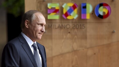 Putino vizitas Milano &bdquo;EXPO 2015&ldquo; parodoje