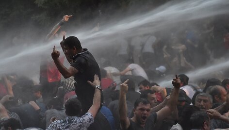 Armėnijoje demonstracija dėl padidėjusių elektros kainų