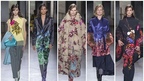 &bdquo;Dries Van Noten&ldquo; kolekcijos modeliai