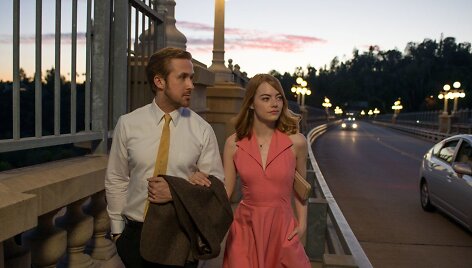 Ryanas Goslingas ir Emma Stone filme &bdquo;Kalifornijos svajos&ldquo;
