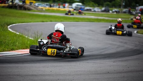 Lietuvos kartingo čempionatas Auk&scaron;tadvario kartodrome