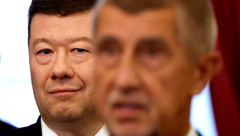 Kairėje &ndash; pirmuoju kra&scaron;tutinių de&scaron;iniųjų parlamento pirmininku Čekijoje i&scaron;rinktas Tomio Okamura / David W. Cerny / REUTERS