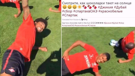 Maskvos &bdquo;Spartak&ldquo; įra&scaron;as socialiniame tinkle