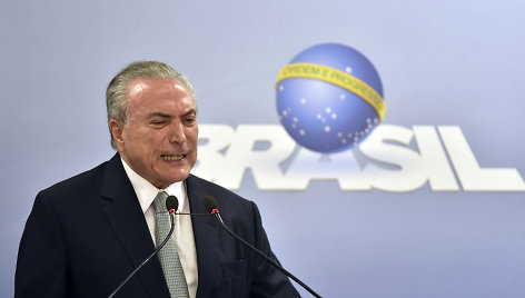 Brazilijos prezidentas M.Temeras neketina siekti antros kadencijos