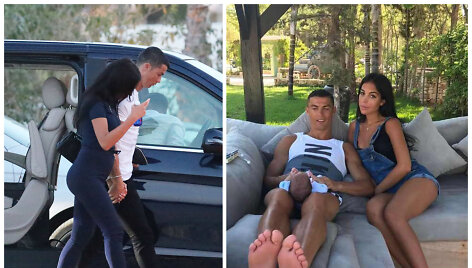 Cristiano Ronaldo ir Georgina Rodriguez