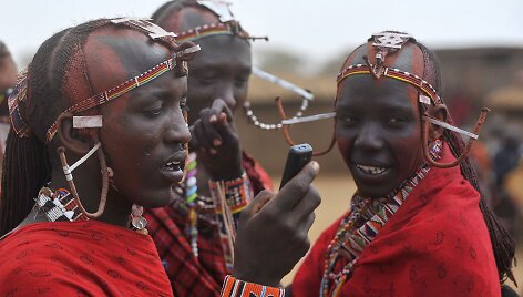 Masajų gentis Afrikoje