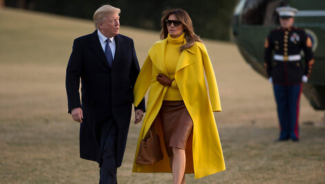 Donaldas Trumpas ir Melania Trump