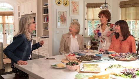 Diane Keaton, Candice Bergen, Jane Fonda ir Mary Steenburgen komedijoje „Knygų klubas“