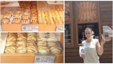 Tra&scaron;kūs ir pigūs fornečiai: 100 g mažų lengvų pyragėlių kainuoja 0,99 levo.
