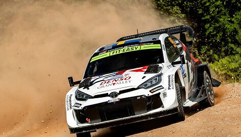 Oliveris Solbergas Estijos ralyje. WRC organizatorių &bdquo;facebook&ldquo; puslapyje patalpinta nuotr.