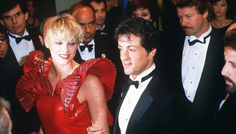 Sylvesteris Stallone ir Brigitte Nielsen 1985 metais