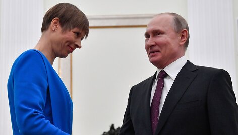 K.Kaljulaid ir V.Putino susitikimas Maskvoje