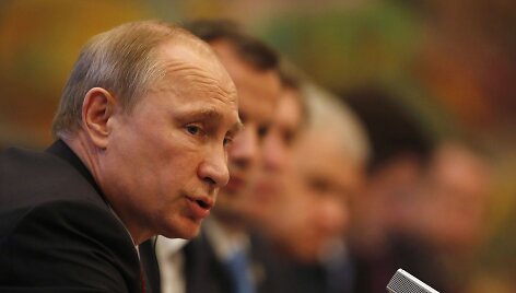Rusijos prezidentas Vladimiras Putinas Kinijoje