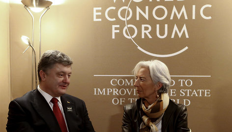 Petro Porošenka ir Christine Lagarde