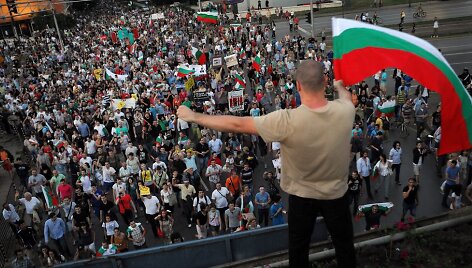 Protestas Bulgarijoje.