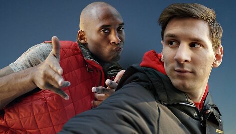 Lionelis Messi ir Kobe Bryantas