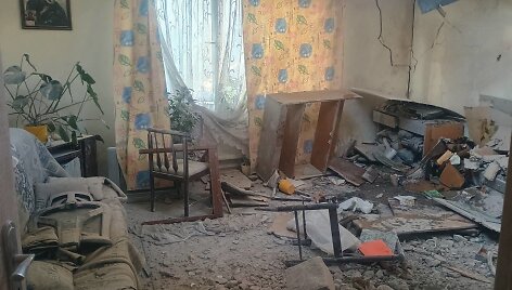 Per Rusijos dronų ataką nukentėjo gyvenamasis namas Lenkijoje