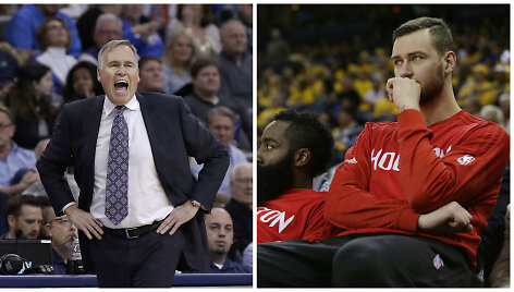 Mike'as D'Antoni ir Donatas Motiejūnas