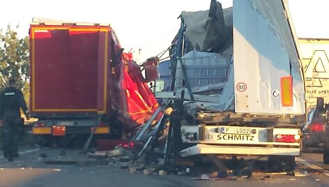 Avarija kelyje &bdquo;Via Baltica&ldquo;