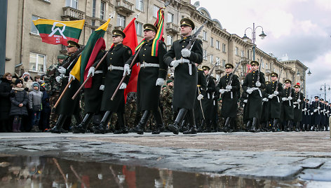 Trijų Baltijos valstybių vėliavų pakėlimo ceremonija