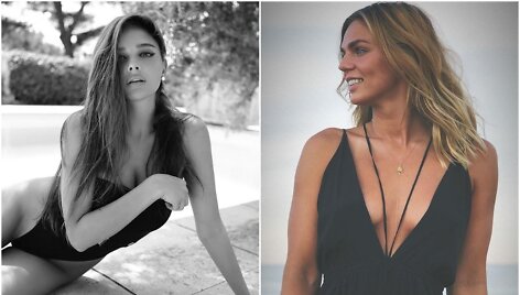 Gimnastė Karolina Sevastjanova ir plaukikė Julija Jefimova (de&scaron;inėje) užėmė auk&scaron;tas pozicijas žurnalo &bdquo;Maxim&ldquo; reitinge.
