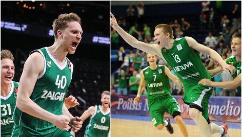 Marius Grigonis 2020 ir 2012 metais.