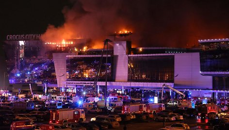 Išpuolis Maskvos koncertų salėje „Crocus City Hall“