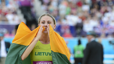 Laura Asadauskaitė Londono olimpinėse žaidynėse iškovojo aukso medalį.