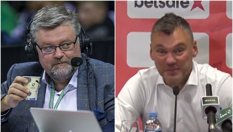 Vaidas Čeponis ir &Scaron;arūnas Jasikevičius