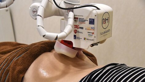 Singapūre masažą atlieka robotė-masažuotoja