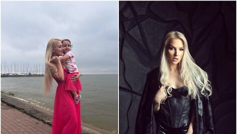 Milena &Scaron;imėnė su dukryte