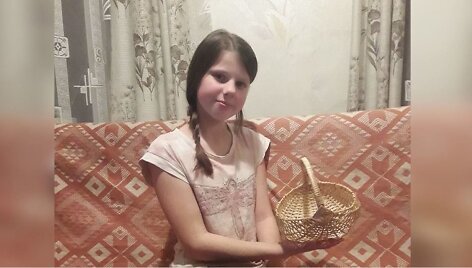 Naujausias Gabrielės darbelis &ndash; krep&scaron;elis