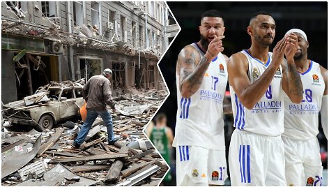 Madrido &bdquo;Real&ldquo; tapo pirmąja Eurolygos komanda, kuri paaukos pinigus ukrainiečiams